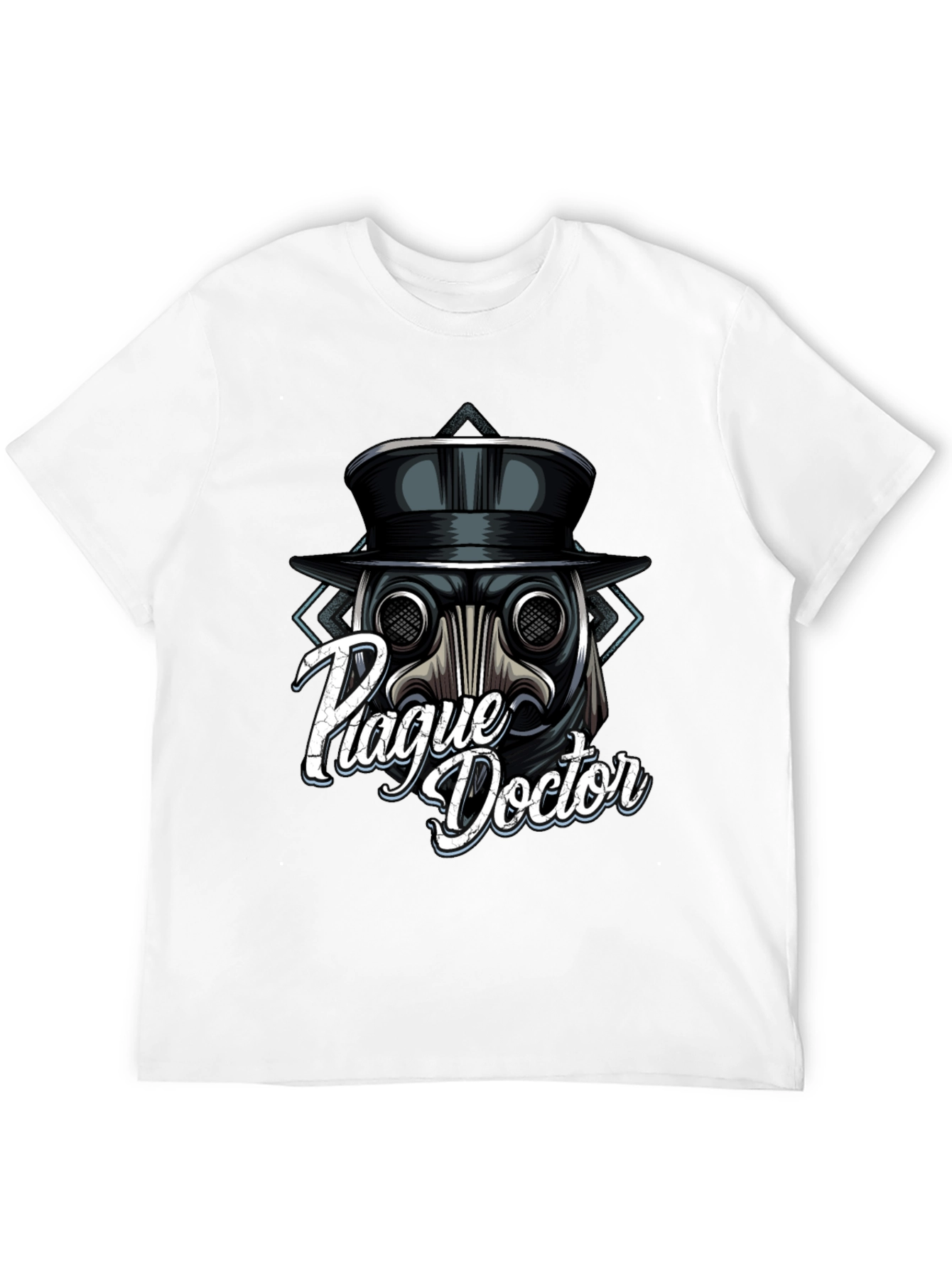 Plague Doctor Graphic T-Shirt - Mens Black Tee