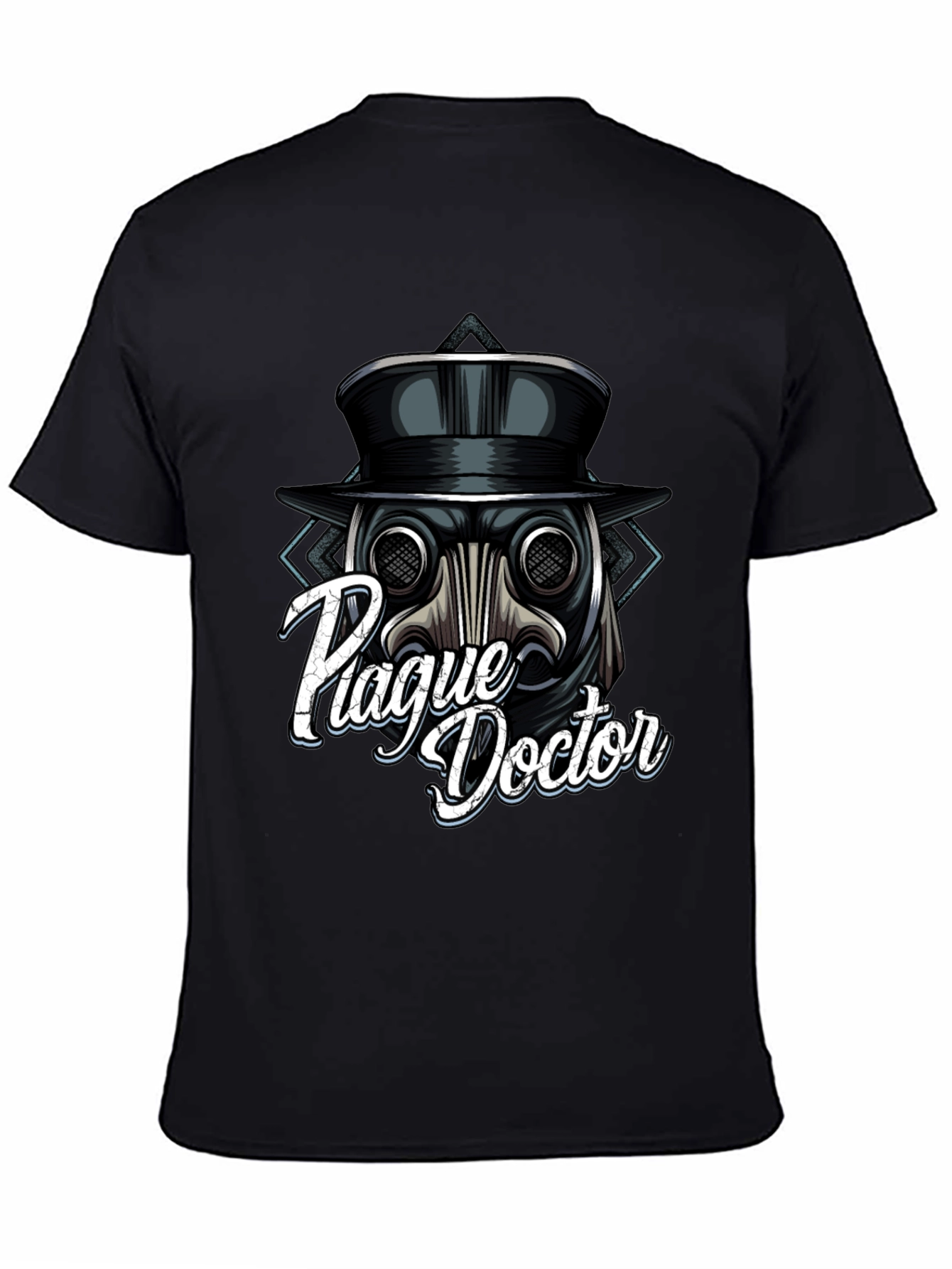Plague Doctor Graphic T-Shirt - Mens Black Tee