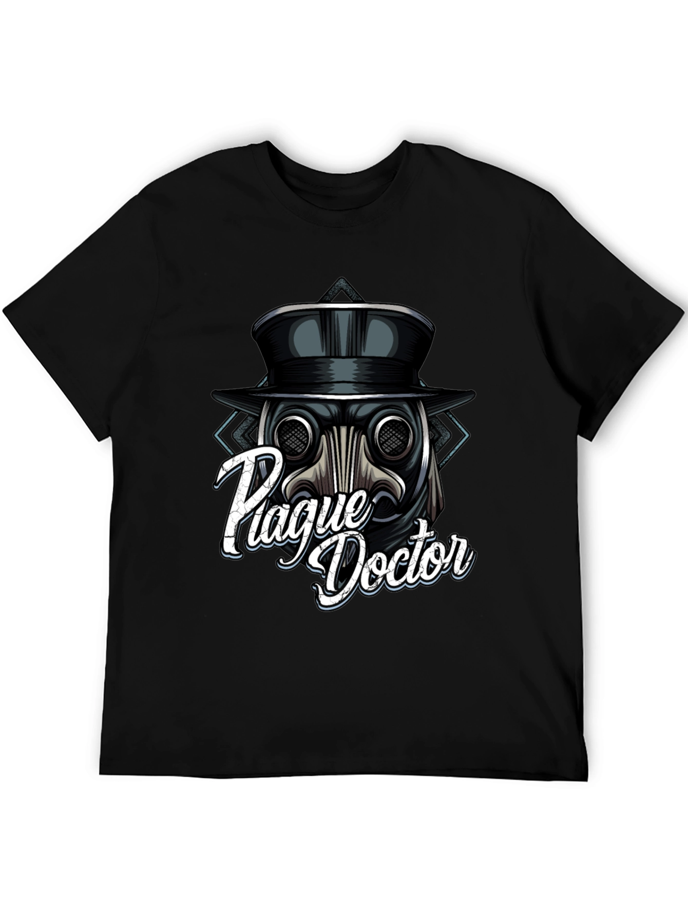 Plague Doctor Graphic T-Shirt - Mens Black Tee