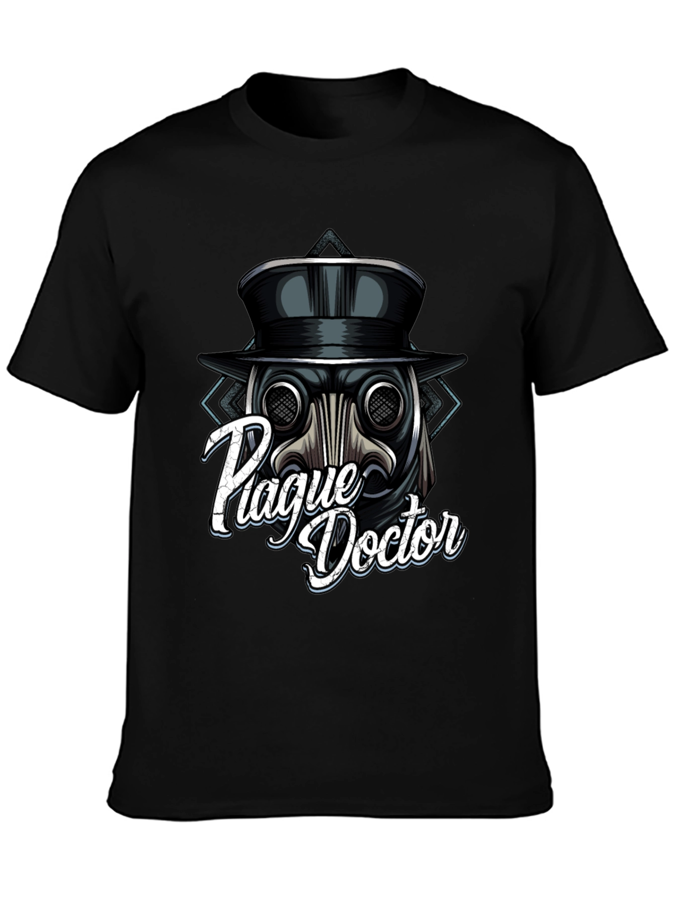 Plague Doctor Graphic T-Shirt - Mens Black Tee