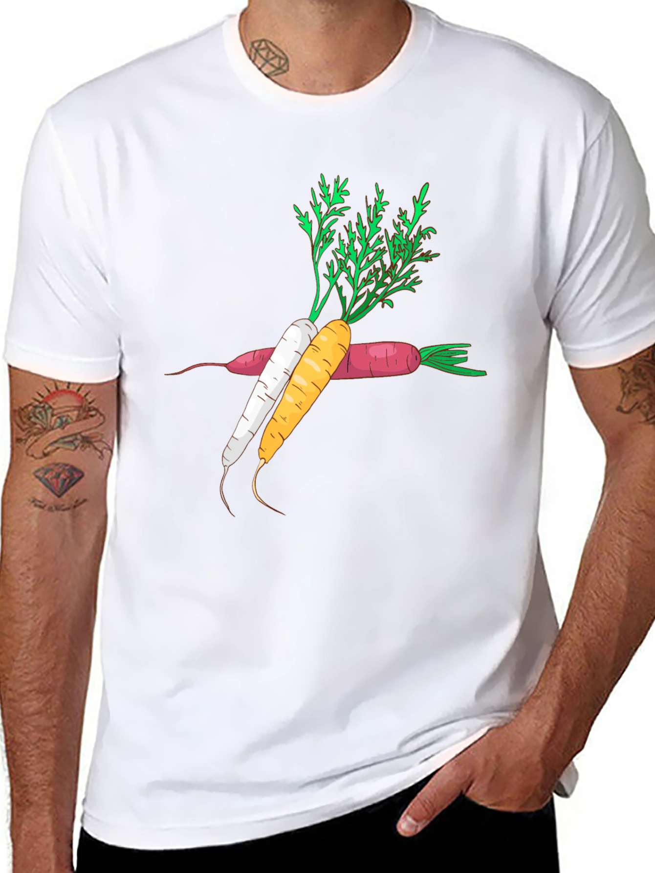 Carrot T-Shirt - Funny Vegan Vegetarian Tee
