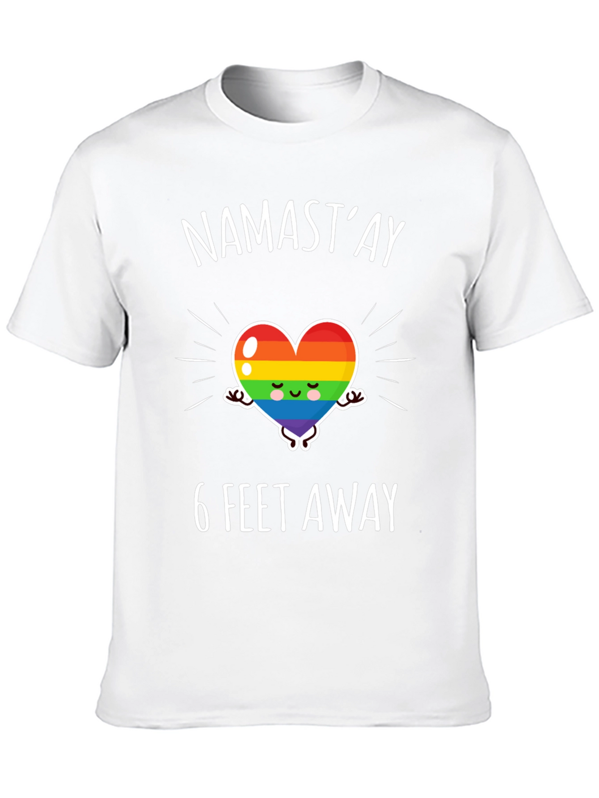 Namastay 6 Feet Away Graphic Tee