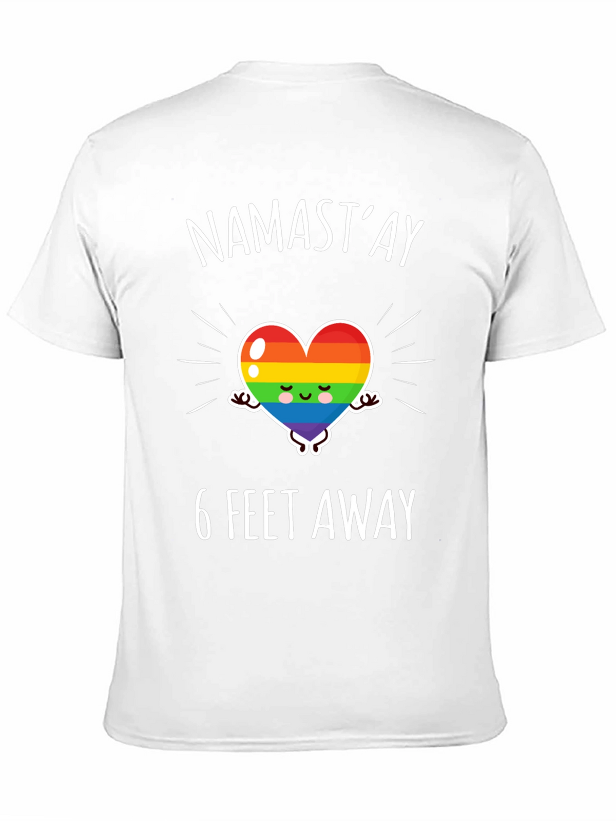 Namastay 6 Feet Away Graphic Tee