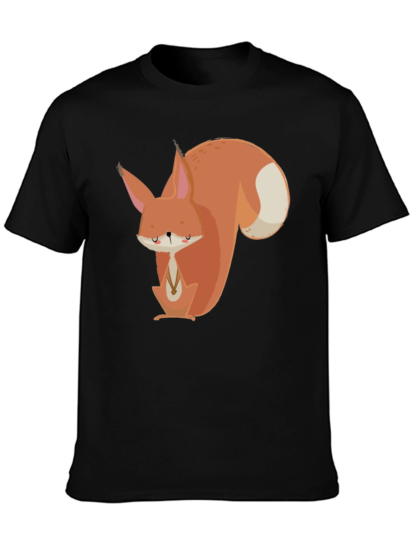 Squirrel Graphic Tee - Unisex Black T-Shirt