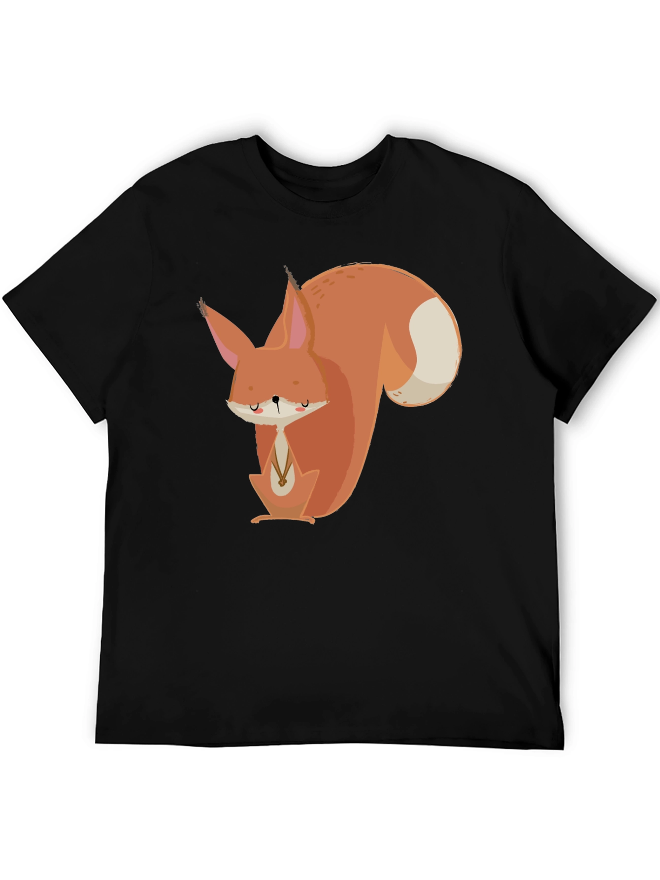 Squirrel Graphic Tee - Unisex Black T-Shirt