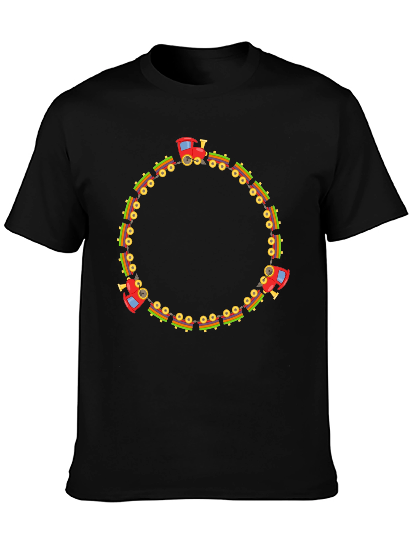 Train Circle Graphic T-Shirt