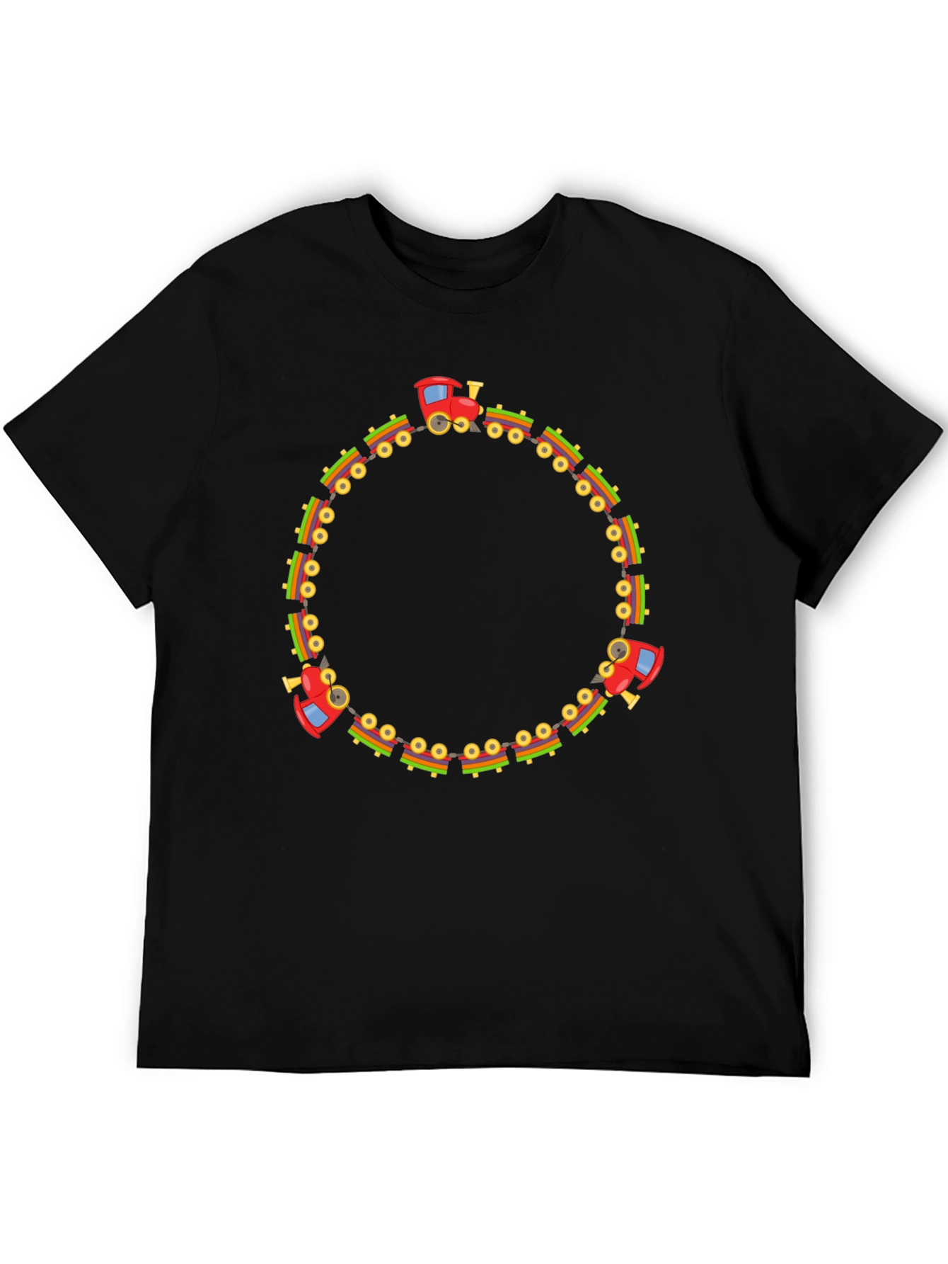 Train Circle Graphic T-Shirt