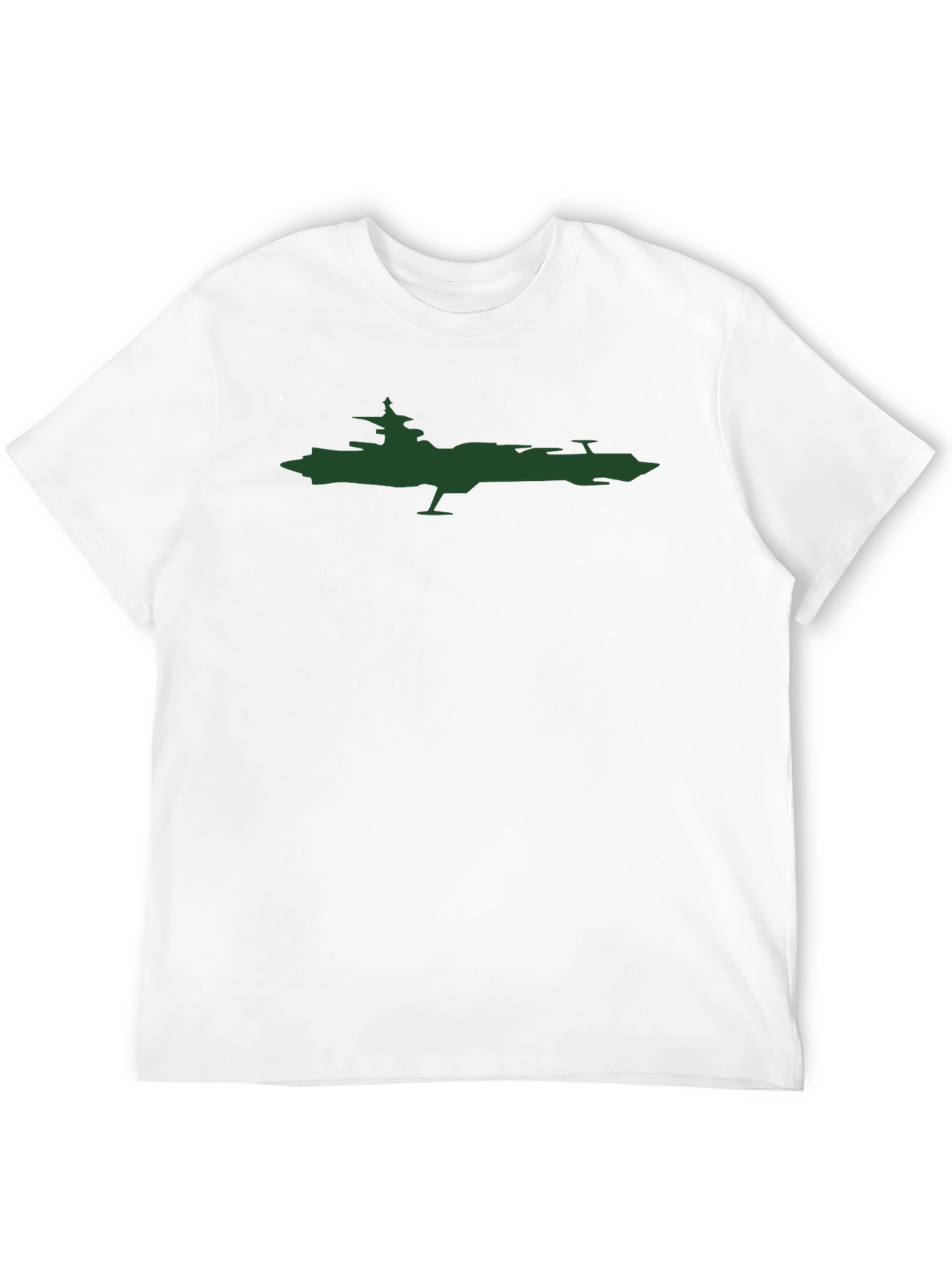 Space Battleship T-Shirt - Black