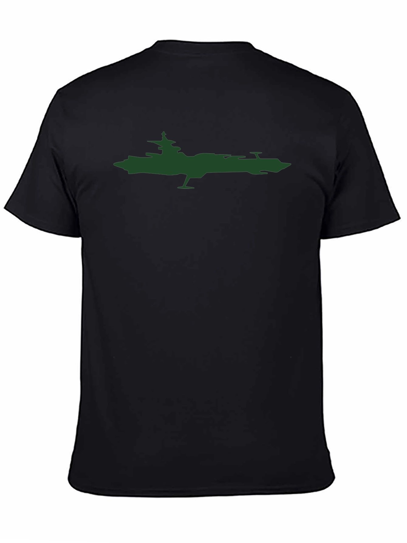 Space Battleship T-Shirt - Black