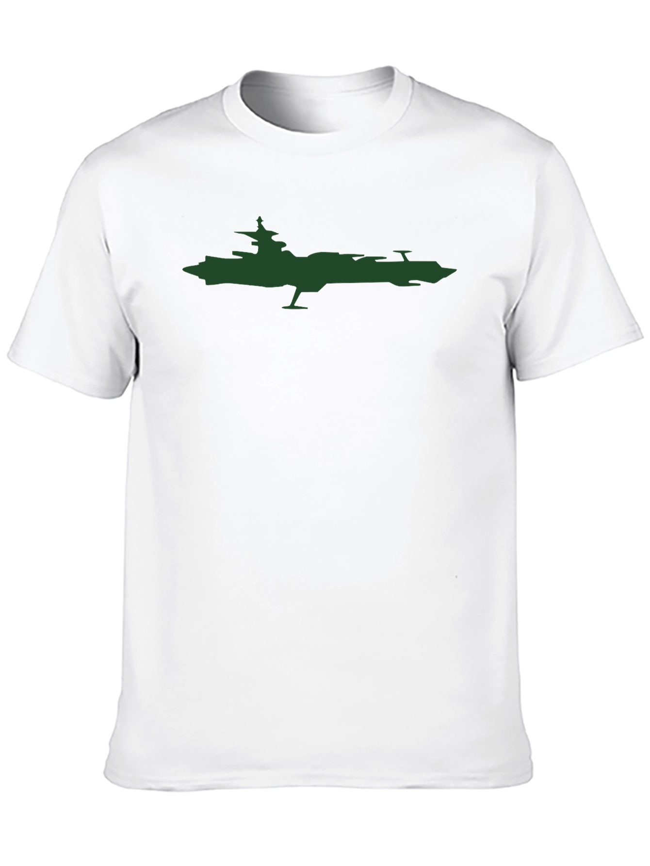 Space Battleship T-Shirt - Black