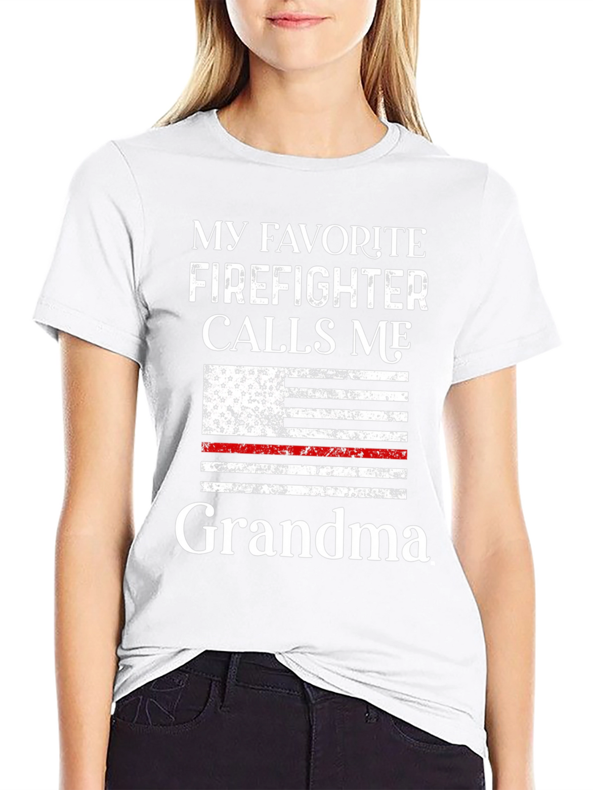 My Favorite Firefighter Calls Me Grandma T-Shirt