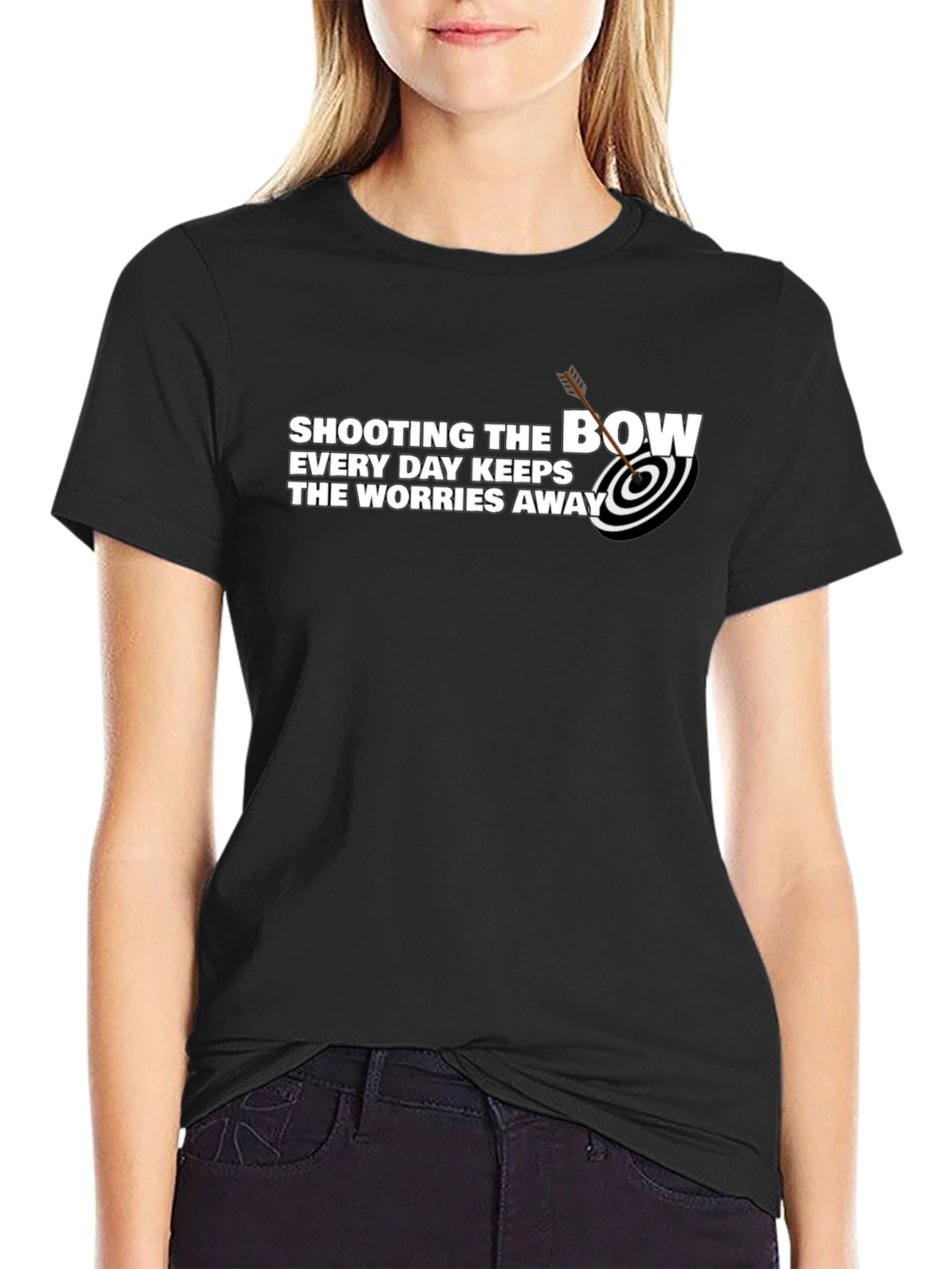 Shooting the Bow T-Shirt - Archery Target Tee