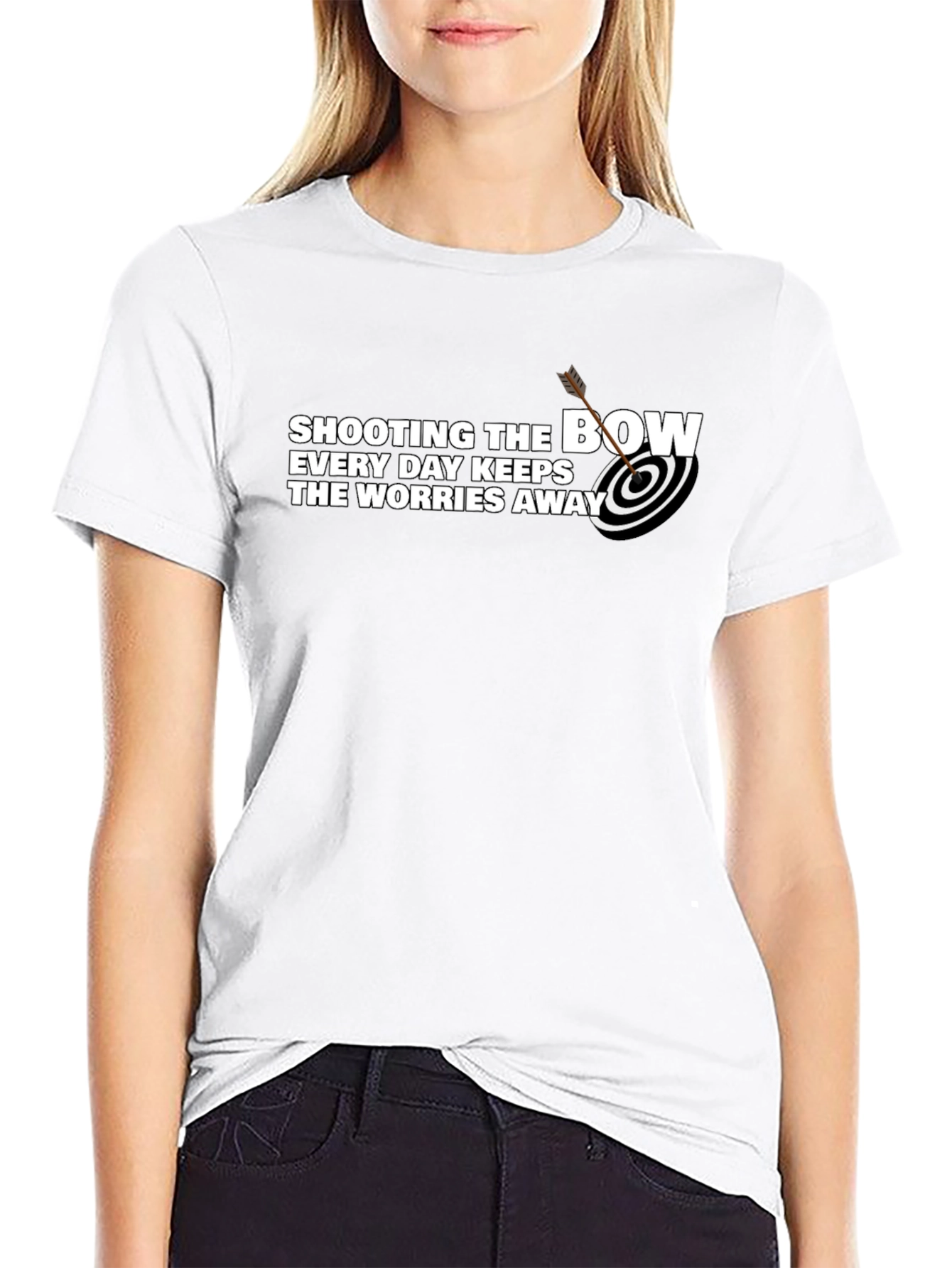Shooting the Bow T-Shirt - Archery Target Tee