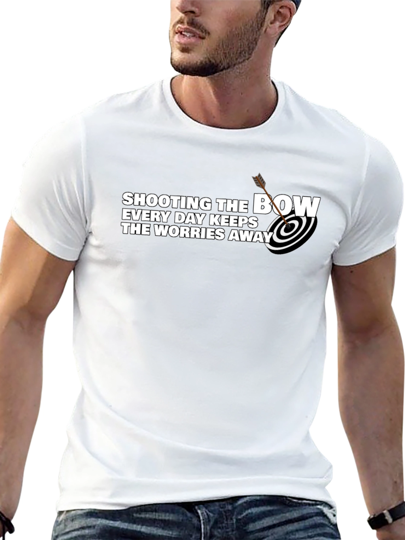 Shooting the Bow T-Shirt - Archery Target Tee