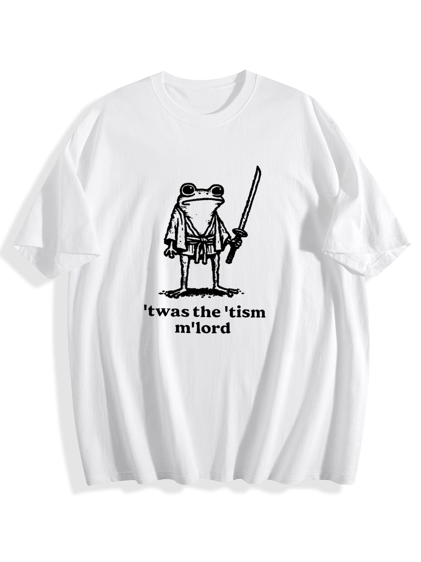 T-shirt Tokyo-tiger-focused-samurai-frog-washed-t-shirt