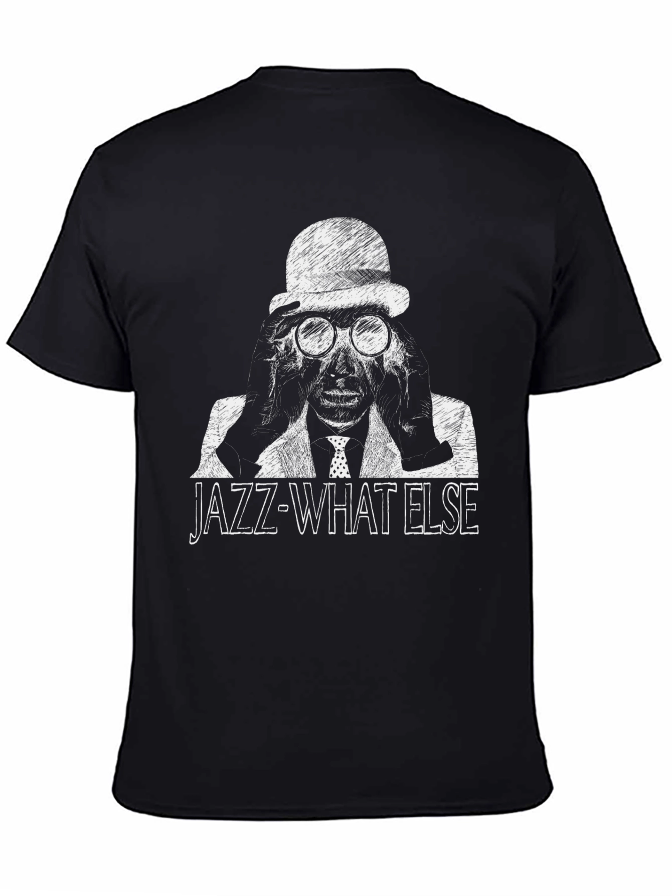 Jazz-What Else T-Shirt: Black Graphic Tee