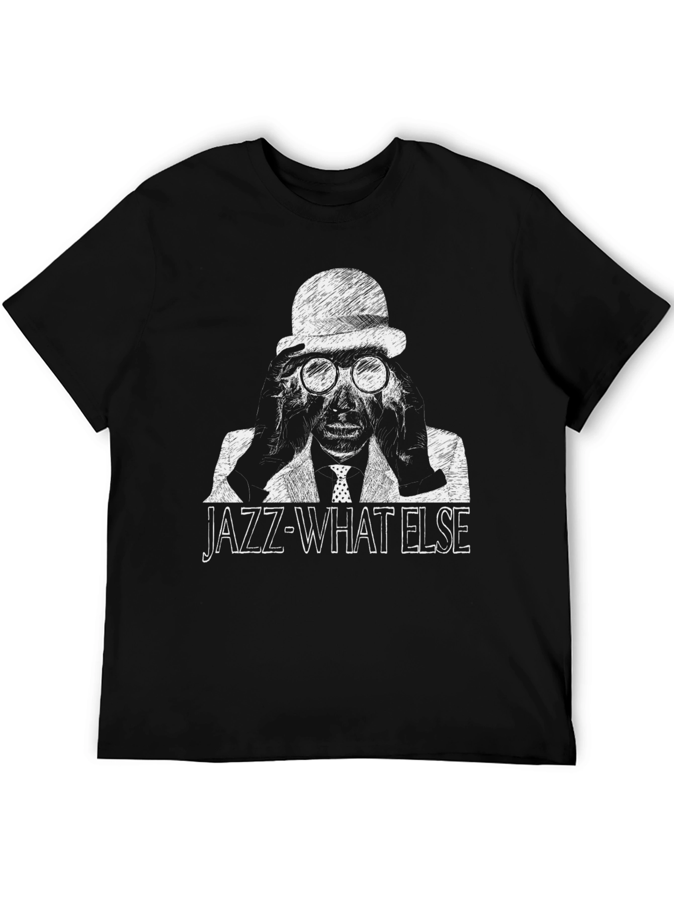 Jazz-What Else T-Shirt: Black Graphic Tee