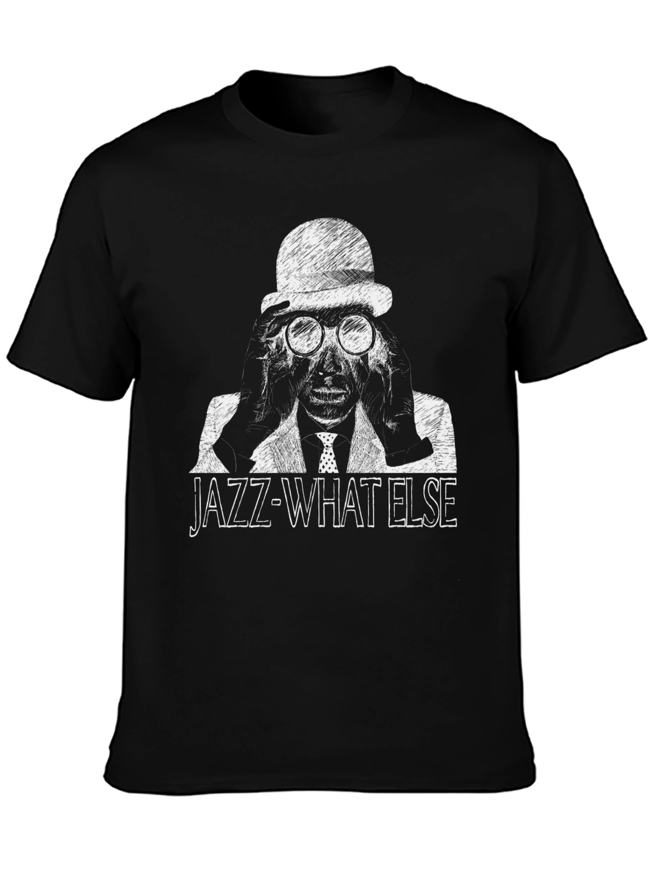 Jazz-What Else T-Shirt: Black Graphic Tee