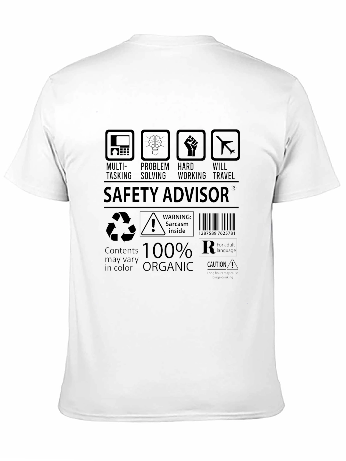 Safety Advisor 100% Organic T-Shirt