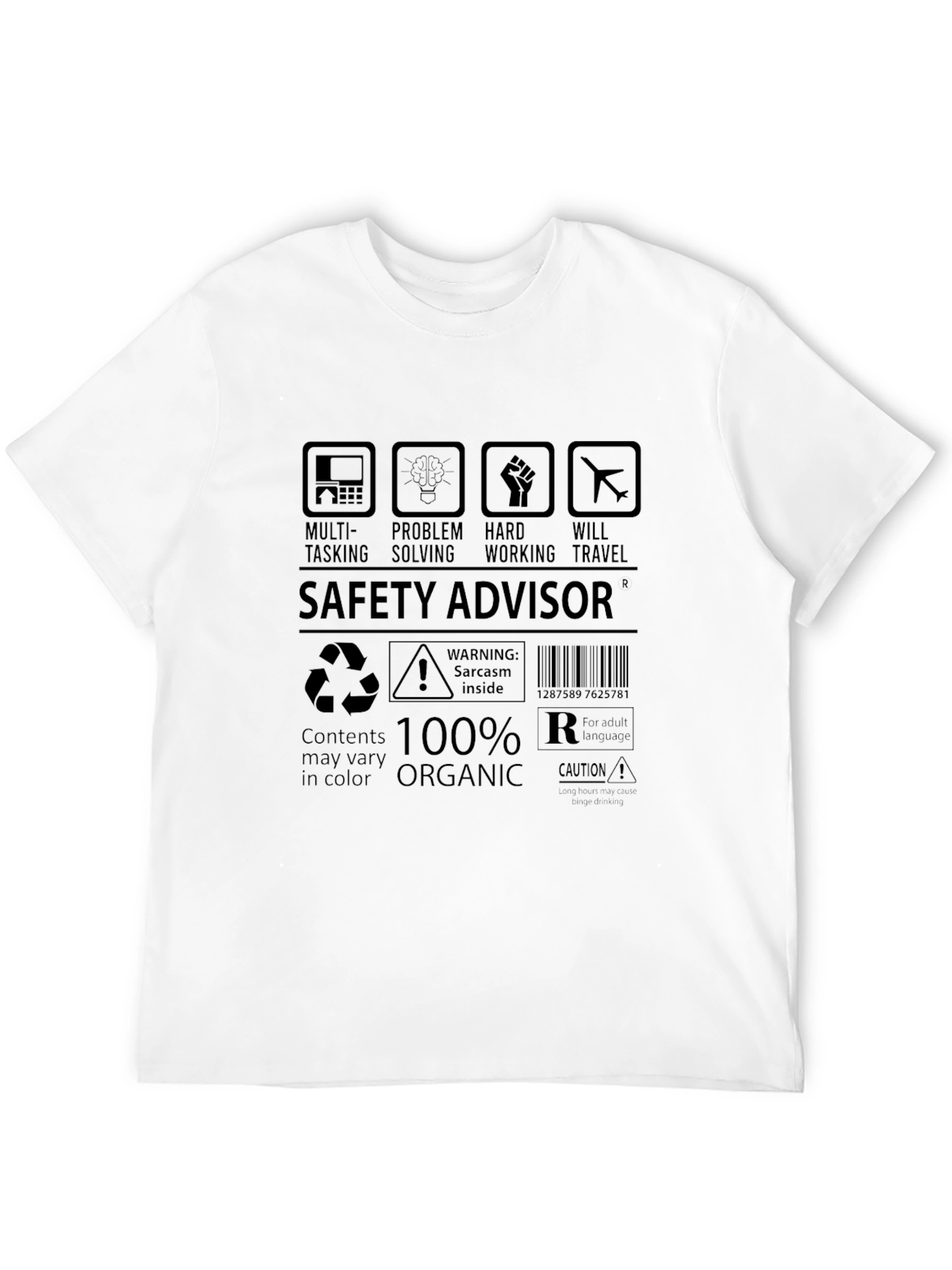Safety Advisor 100% Organic T-Shirt