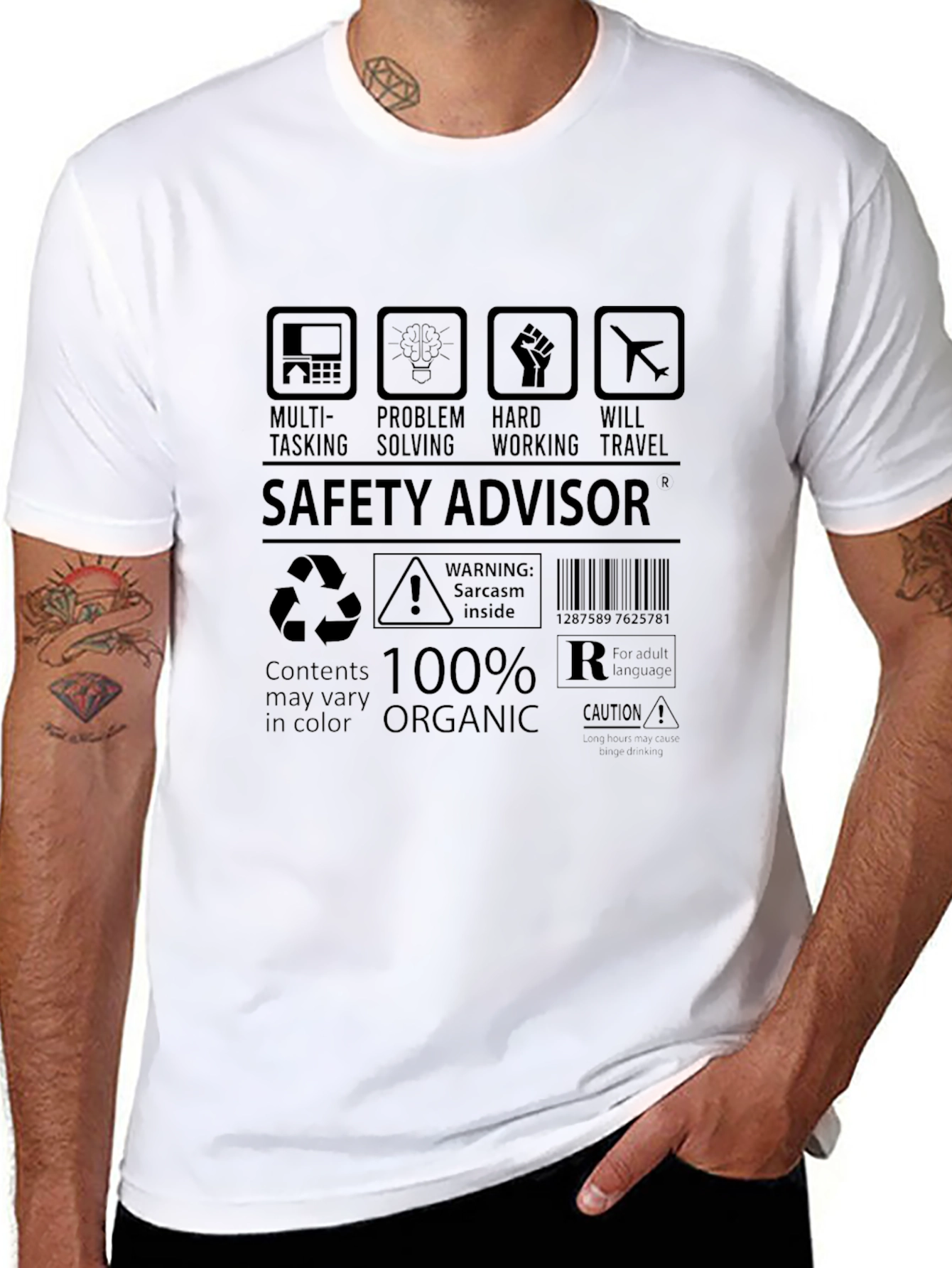 Safety Advisor 100% Organic T-Shirt