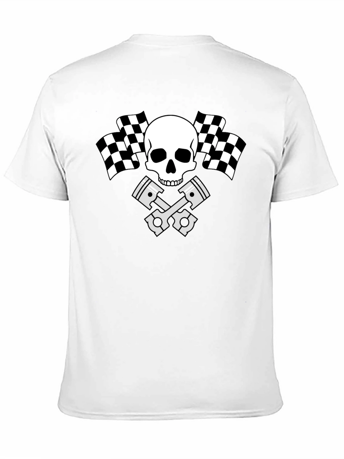 Skull Racing Piston T-Shirt