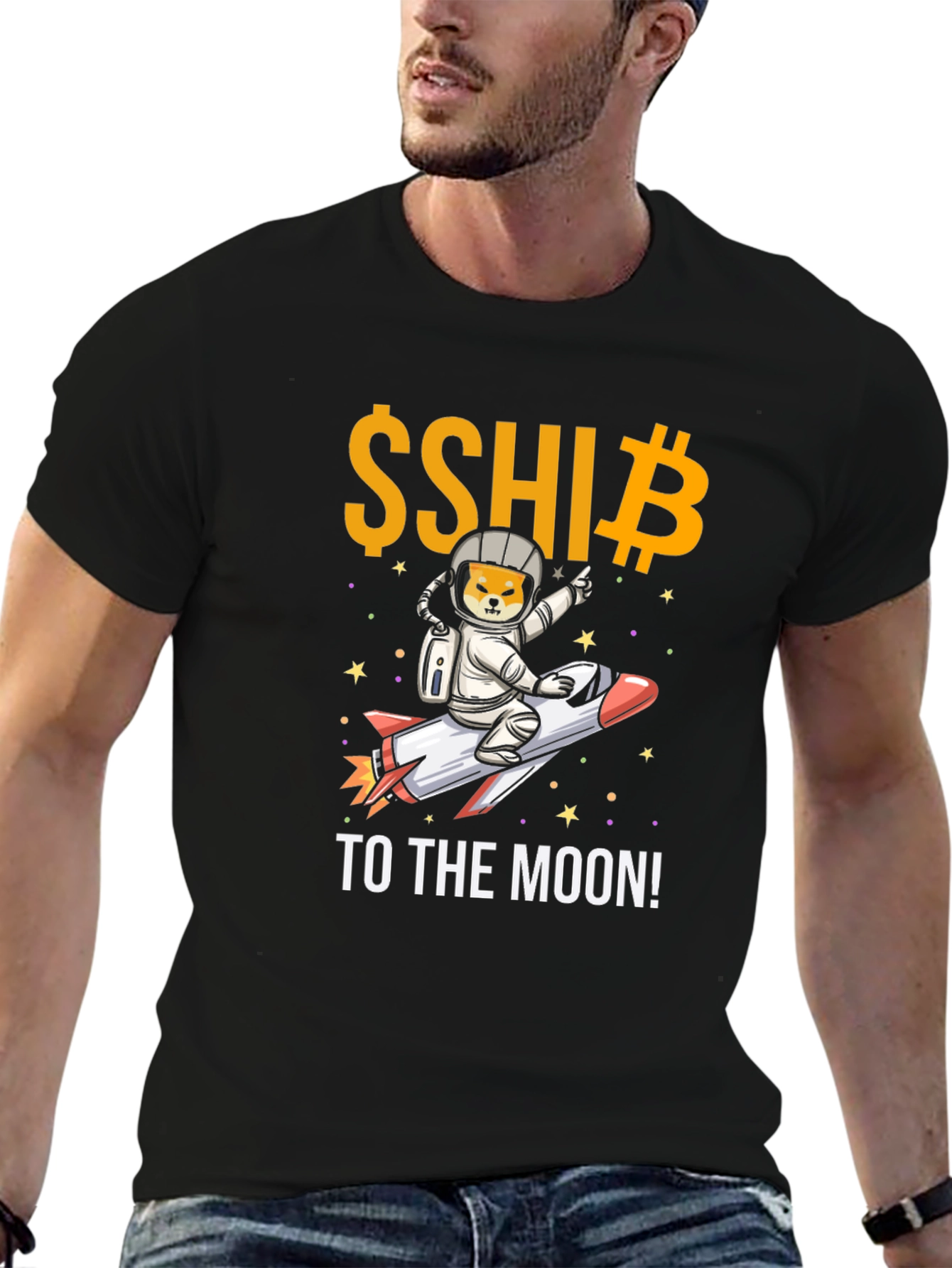 Shiba Inu Crypto To the Moon! Graphic Tee