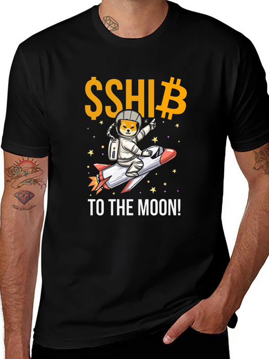 Shiba Inu Crypto To the Moon! Graphic Tee