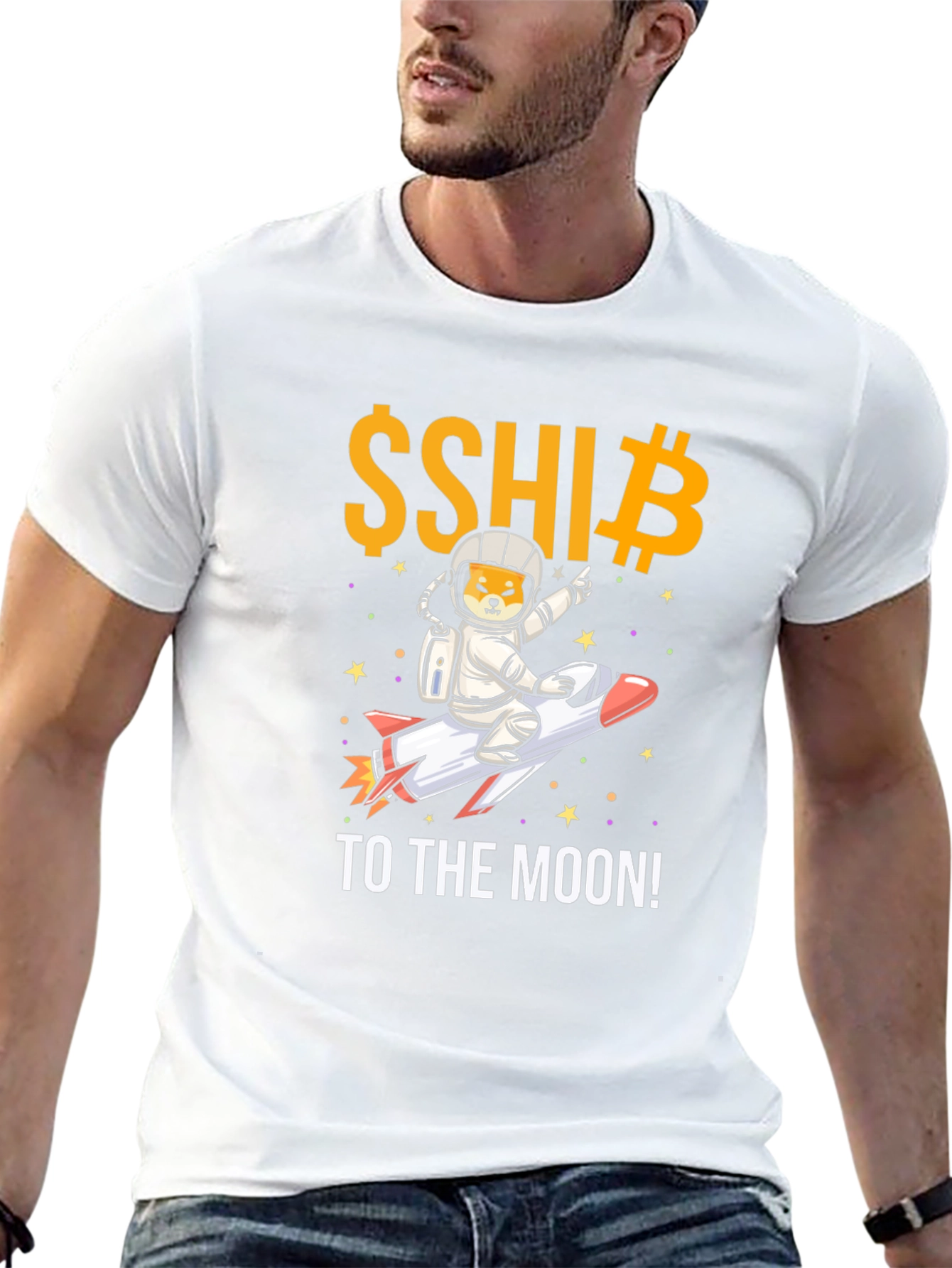 Shiba Inu Crypto To the Moon! Graphic Tee
