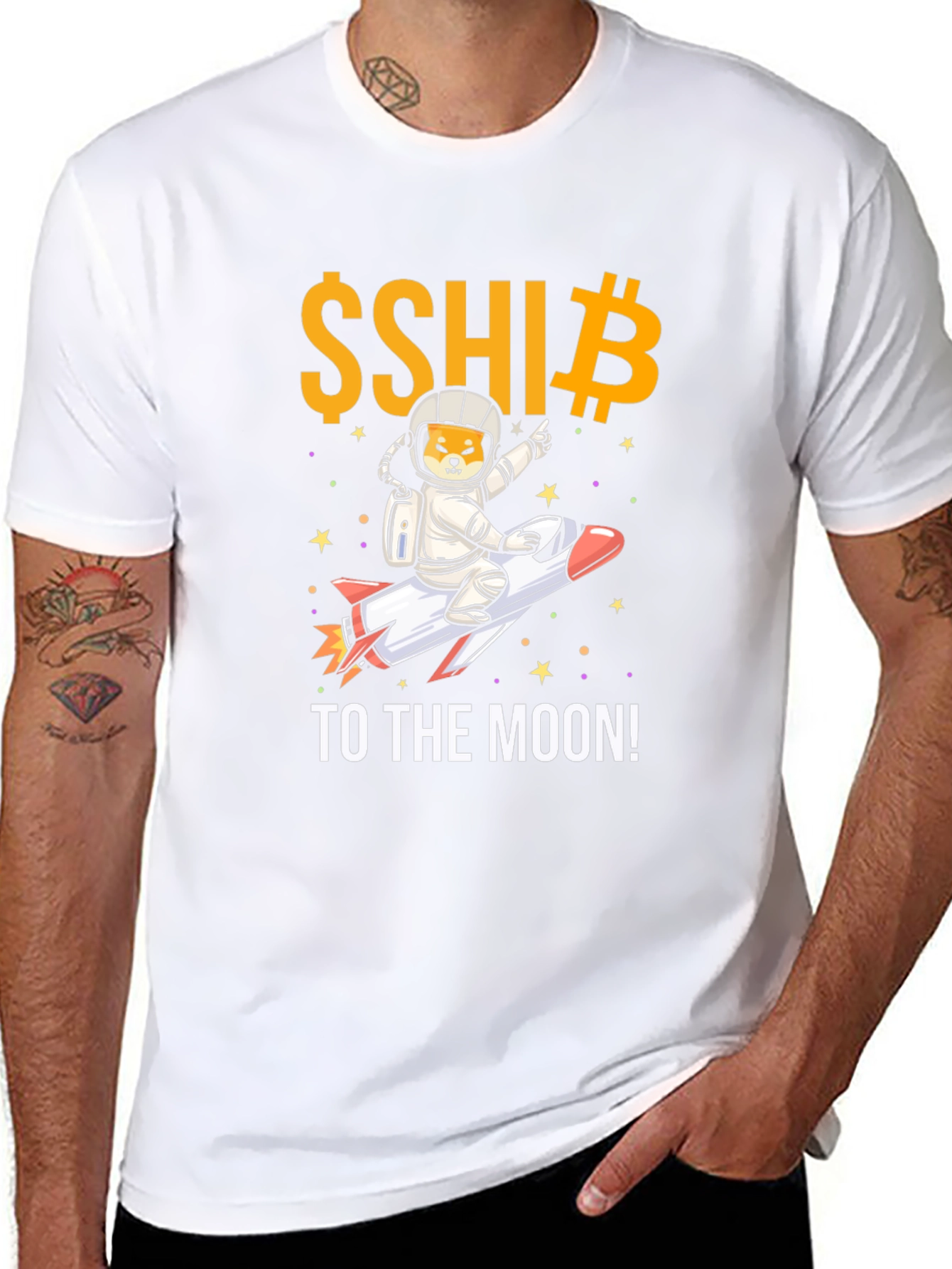 Shiba Inu Crypto To the Moon! Graphic Tee