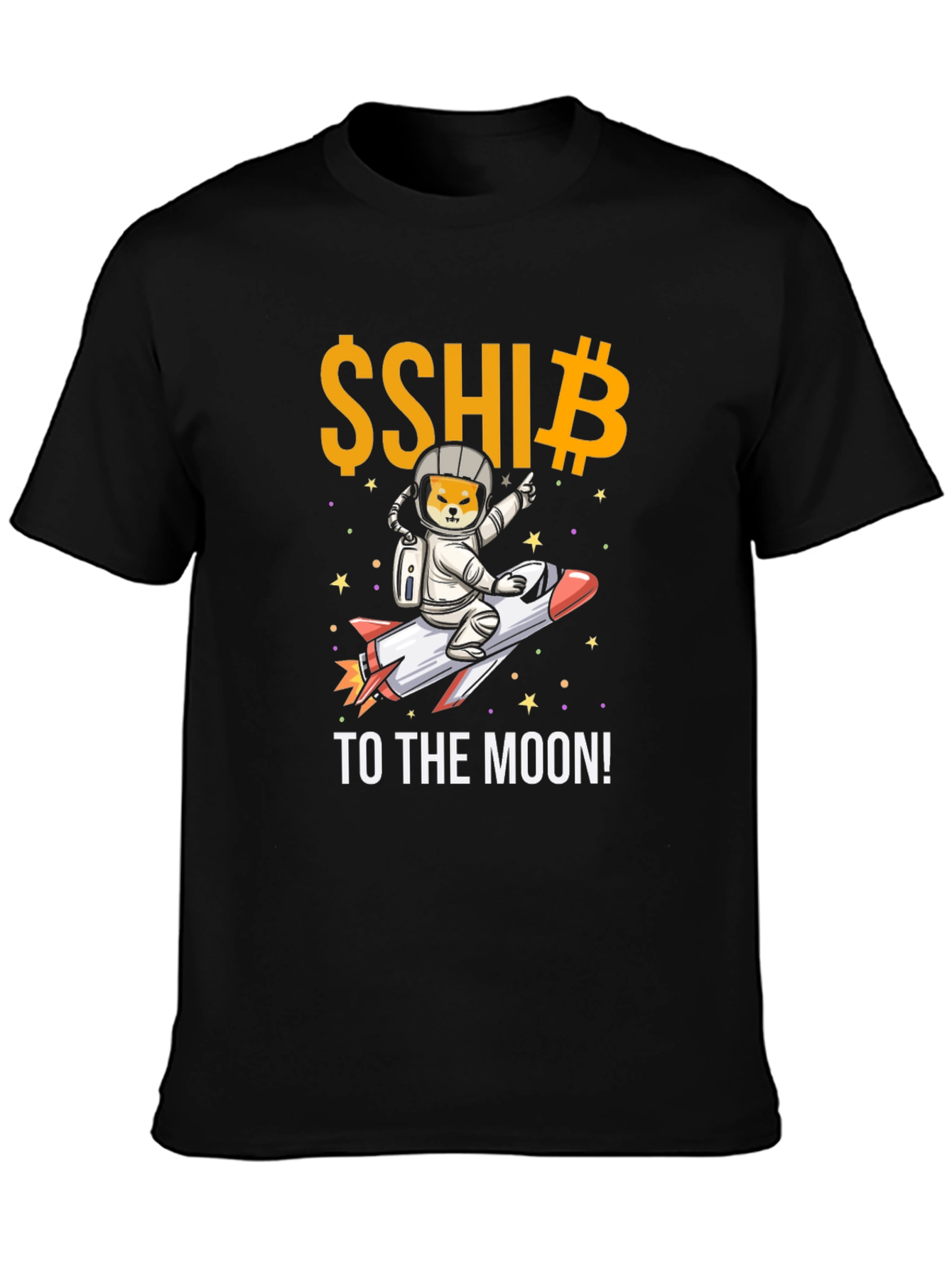 Shiba Inu Crypto To the Moon! Graphic Tee