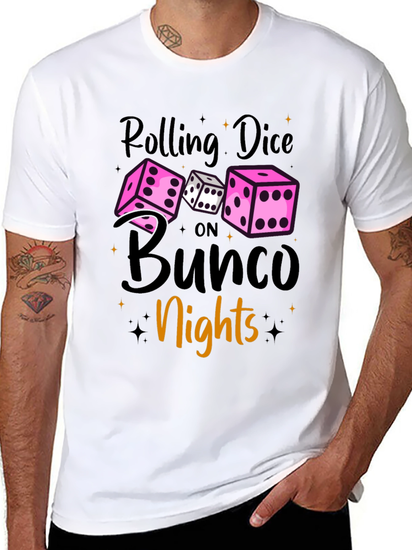 Rolling Dice Bunco Nights Graphic Tee