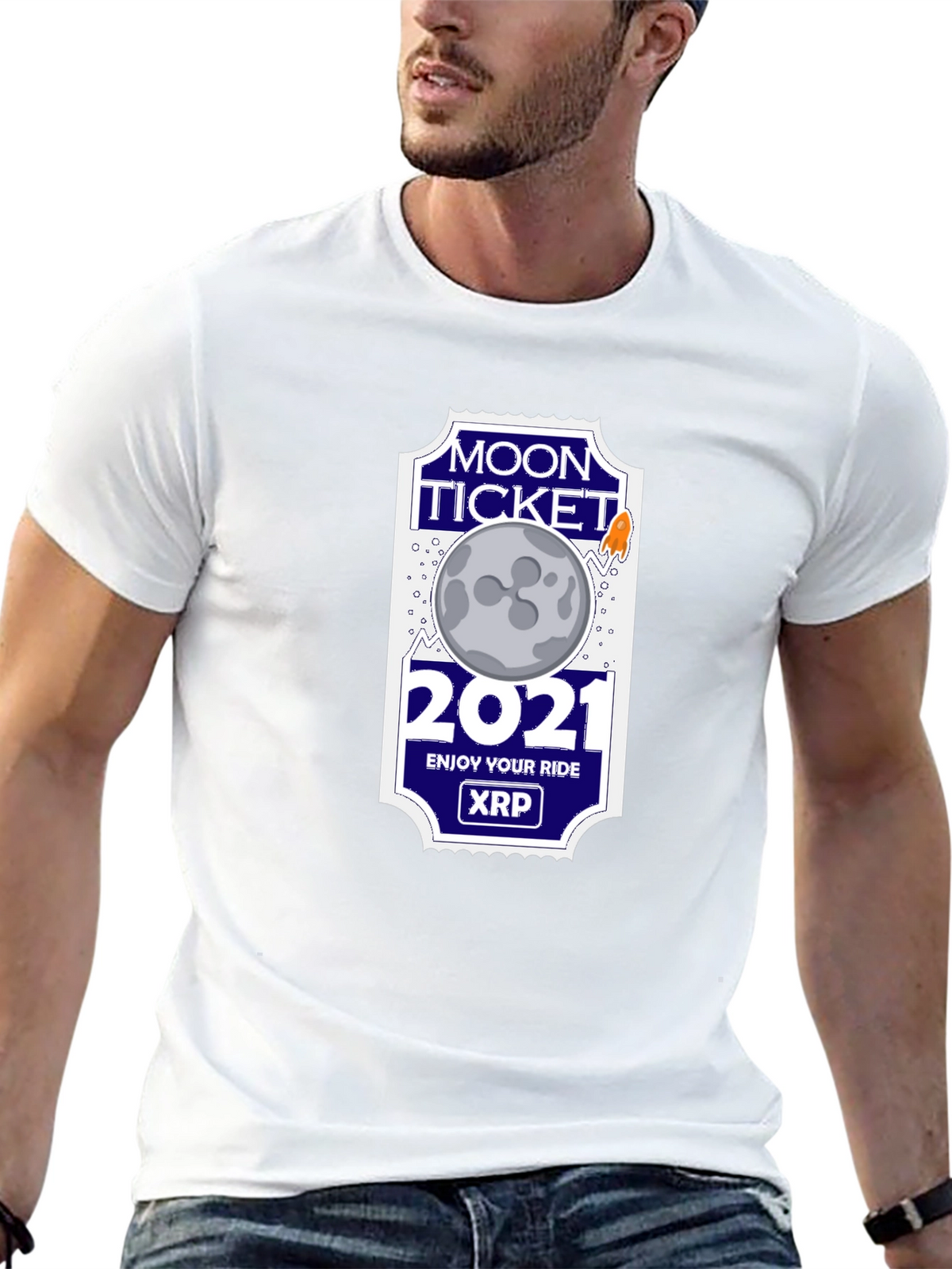 Moon Ticket 2021 XRP T-Shirt