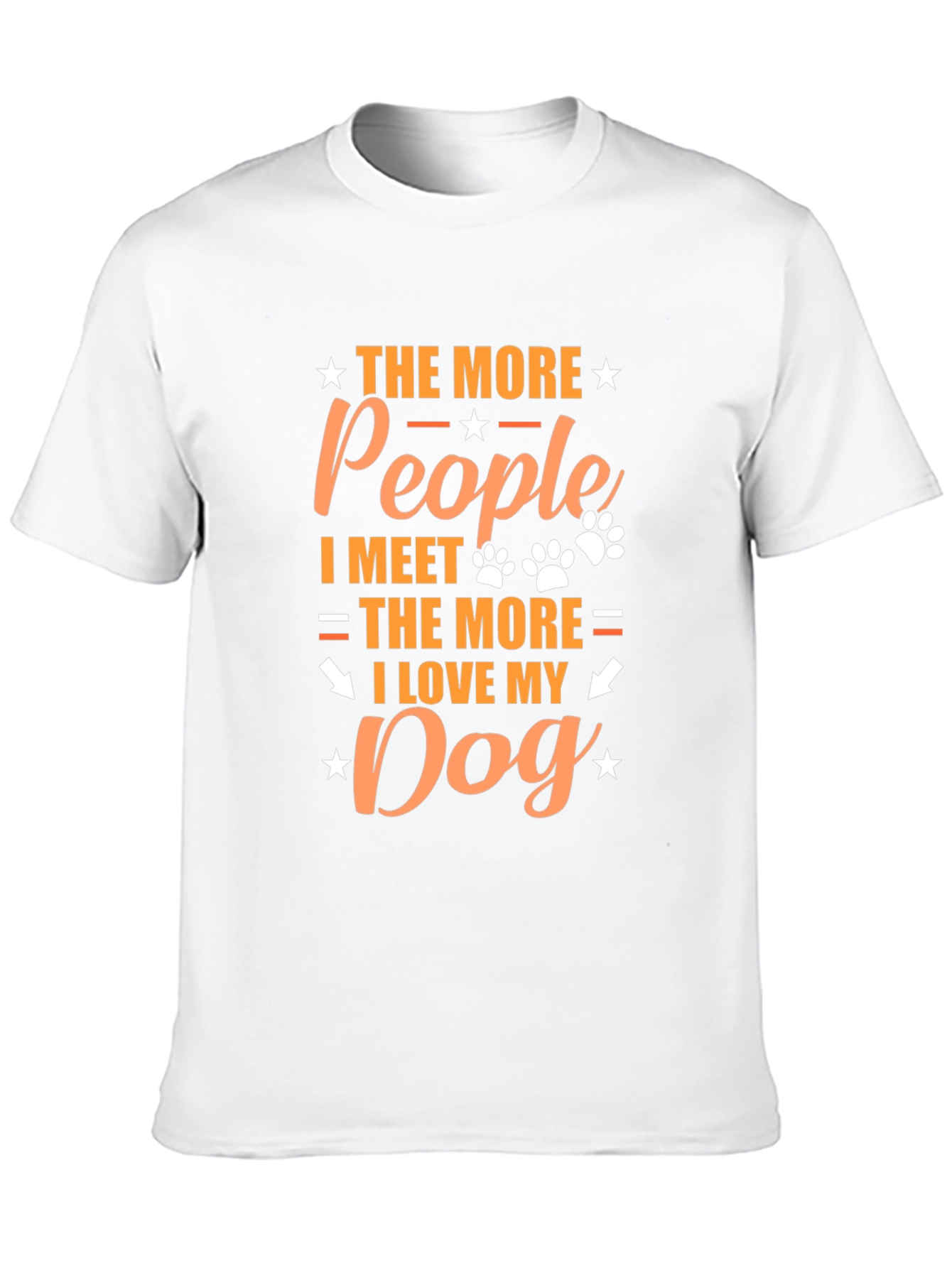 The More People I Meet Dog Lover T-Shirt