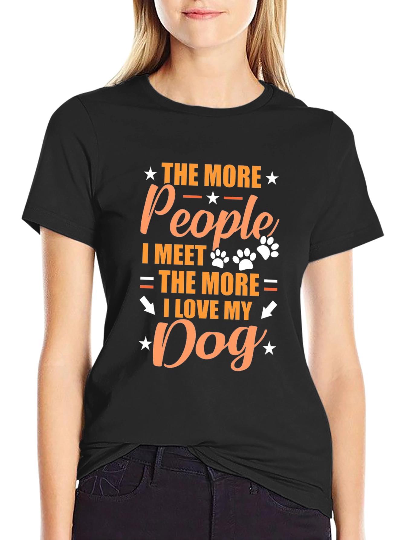 The More People I Meet Dog Lover T-Shirt