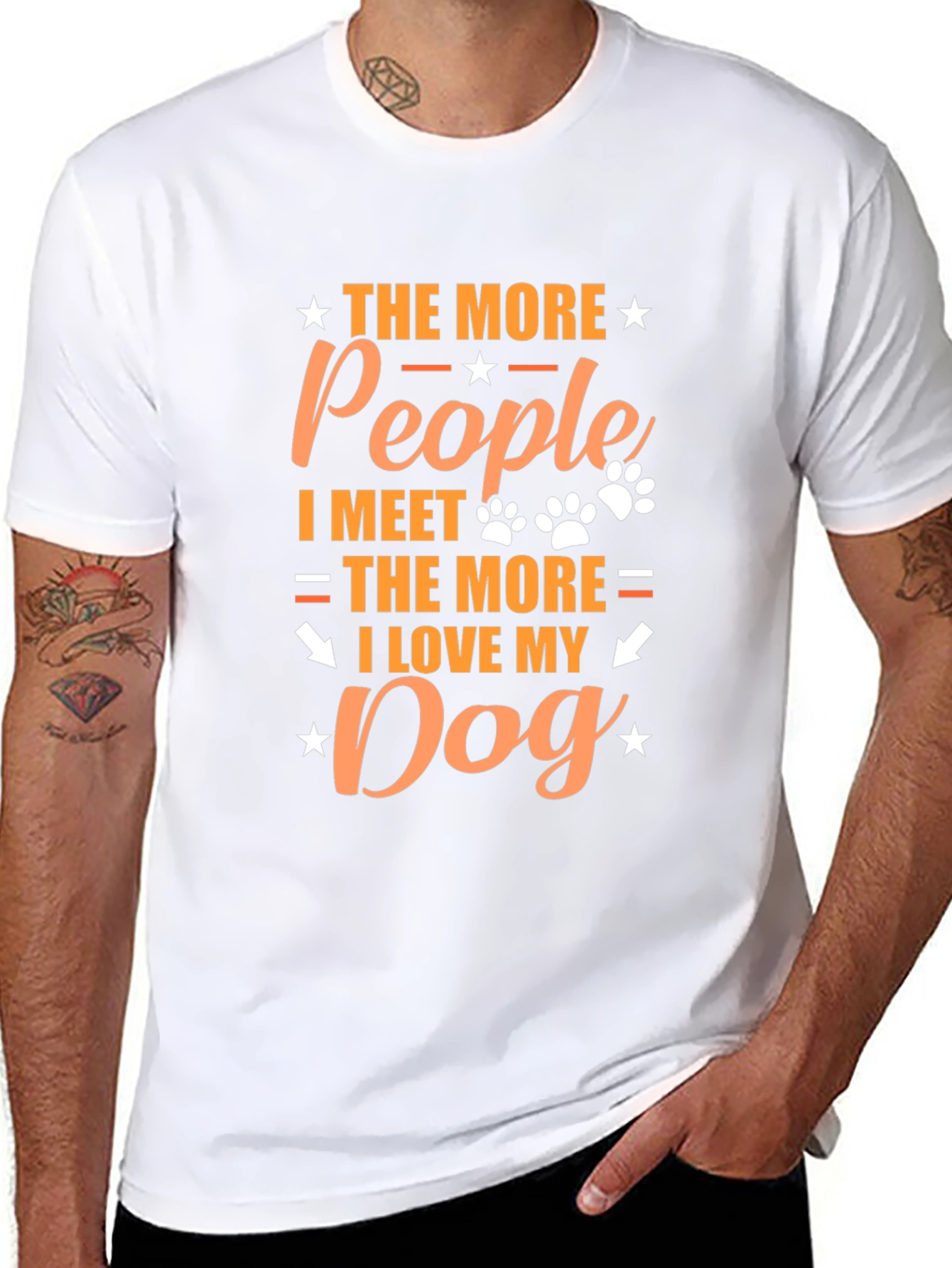 The More People I Meet Dog Lover T-Shirt