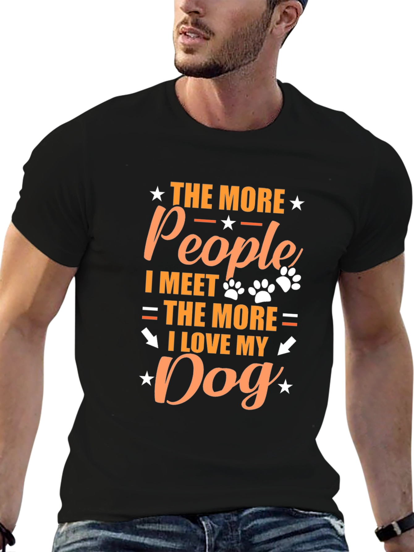 The More People I Meet Dog Lover T-Shirt