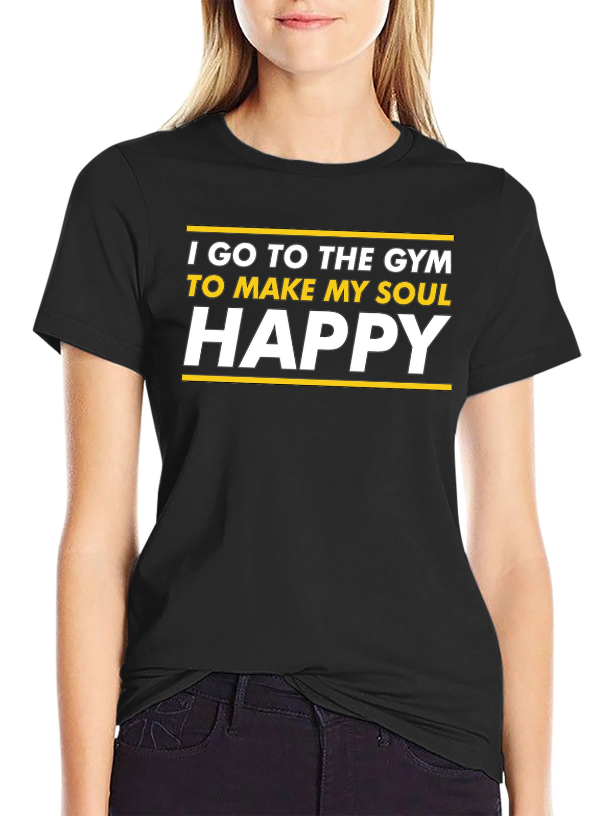 Gym Motivation T-Shirt: Happy Soul