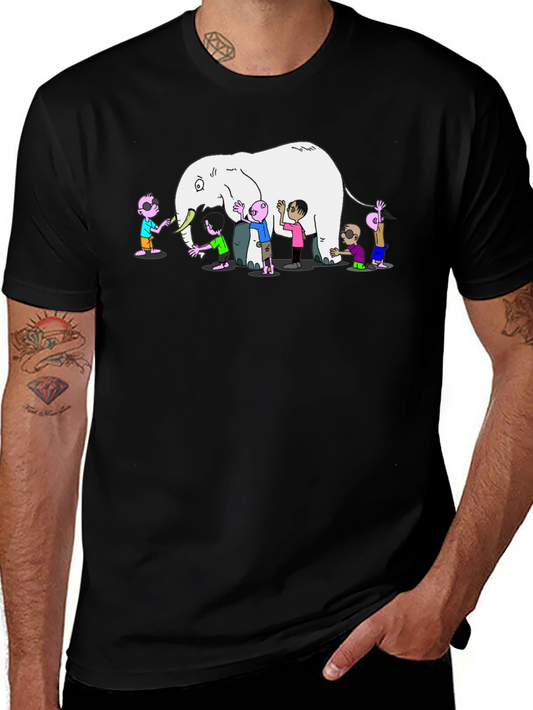 Blind Men and the Elephant Graphic Tee