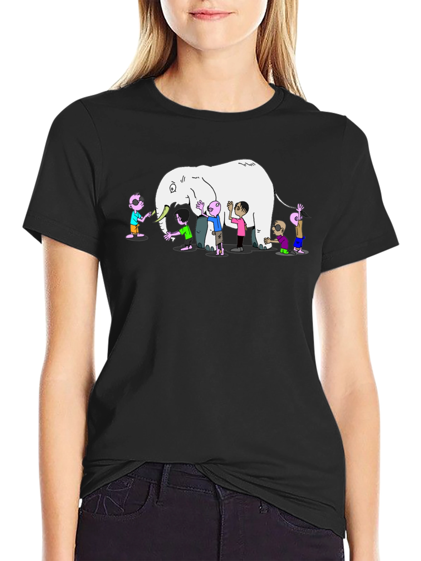 Blind Men and the Elephant Graphic Tee