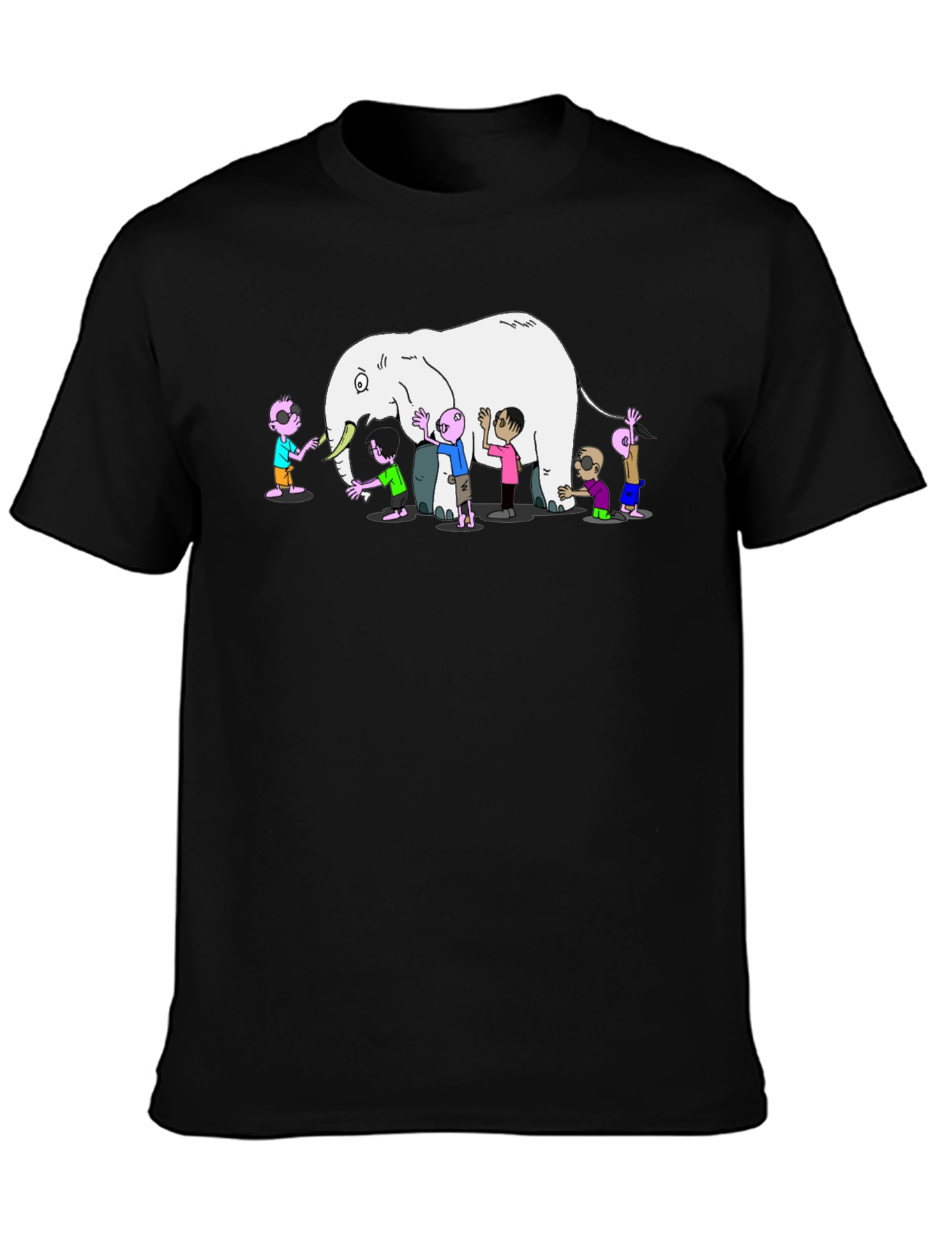 Blind Men and the Elephant Graphic Tee