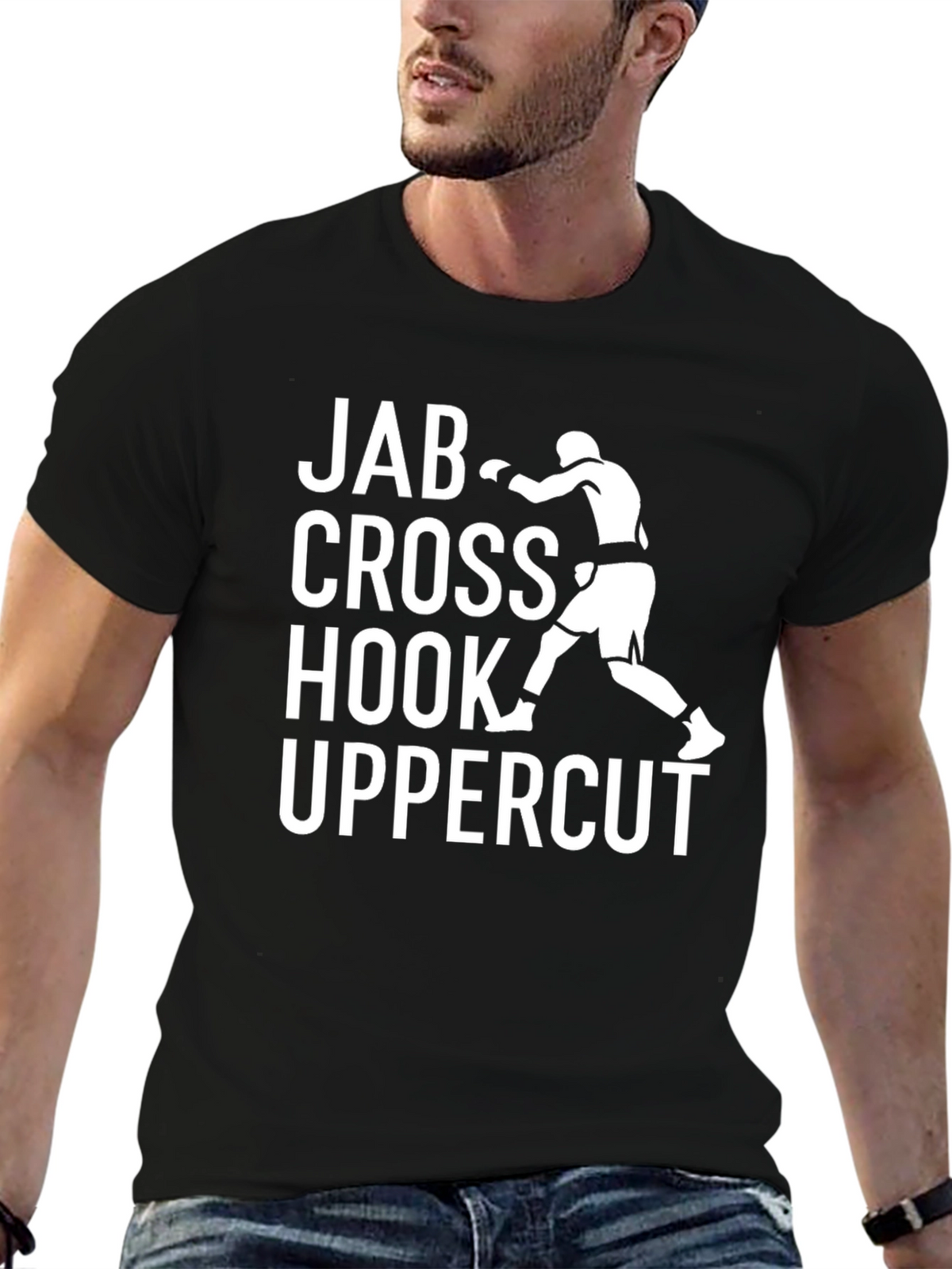 Jab Cross Hook Uppercut Boxing Graphic Tee