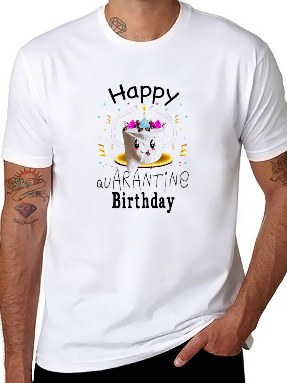 Happy Quarantine Birthday Graphic Tee