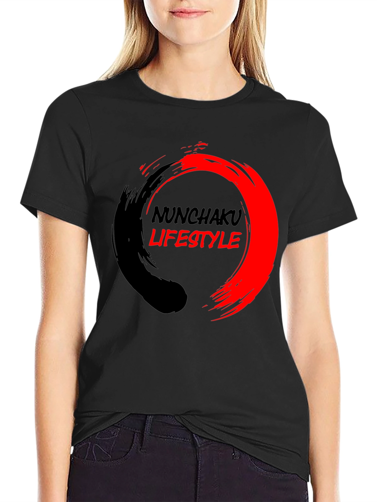 Nunchaku Lifestyle Graphic Tee - Black