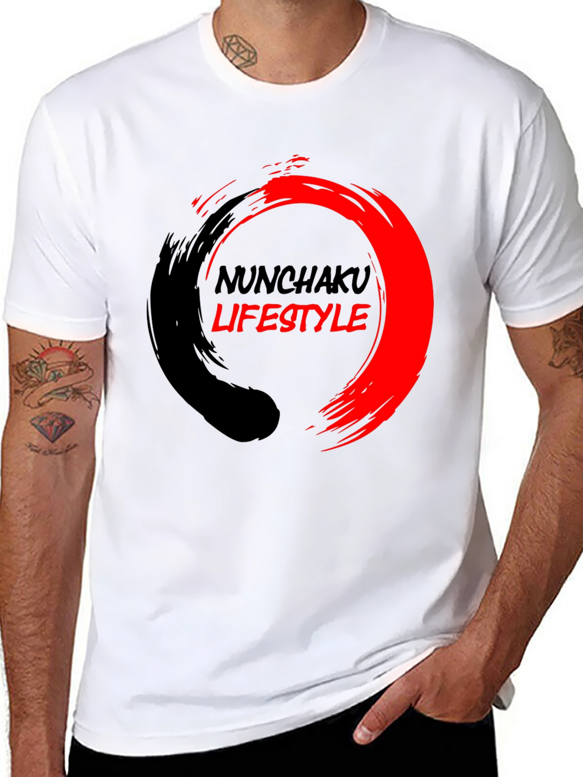 Nunchaku Lifestyle Graphic Tee - Black