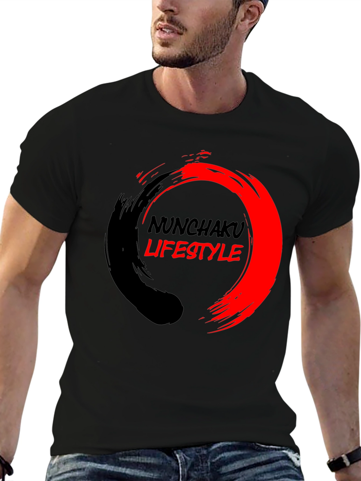 Nunchaku Lifestyle Graphic Tee - Black