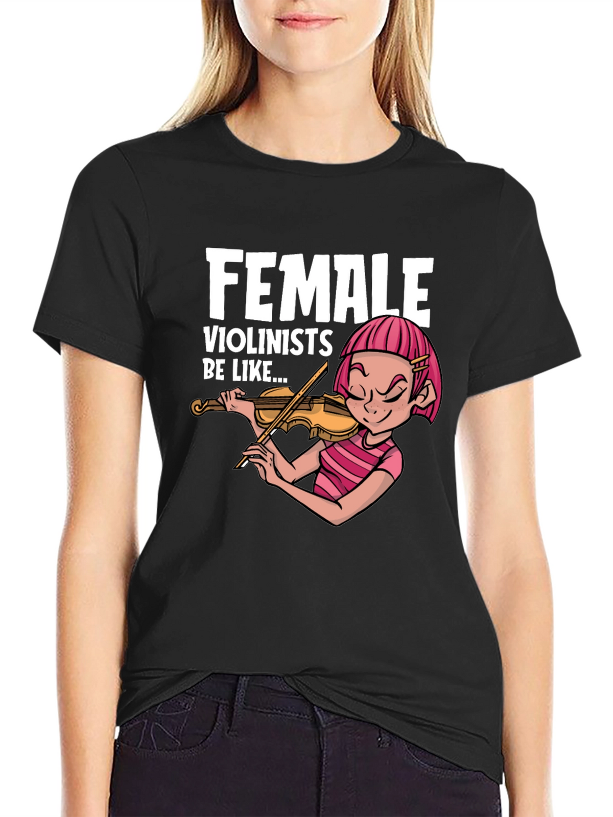 Female Violinists T-Shirt - Musician Apparel