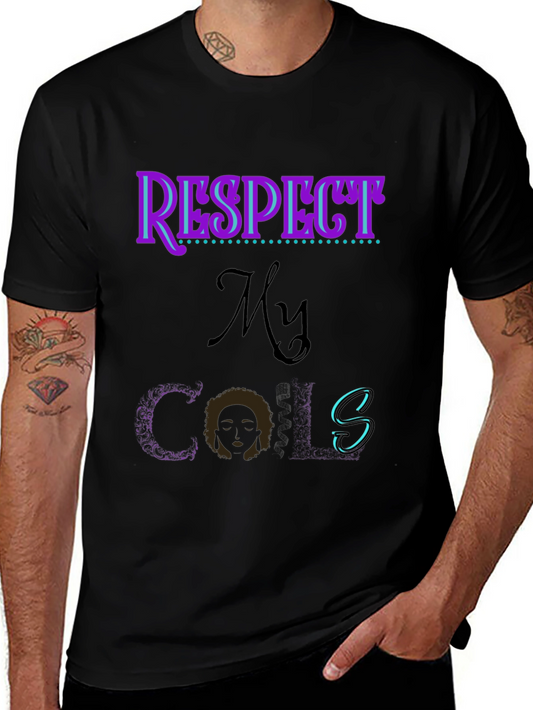 Respect My Coils Graphic Tee - Black