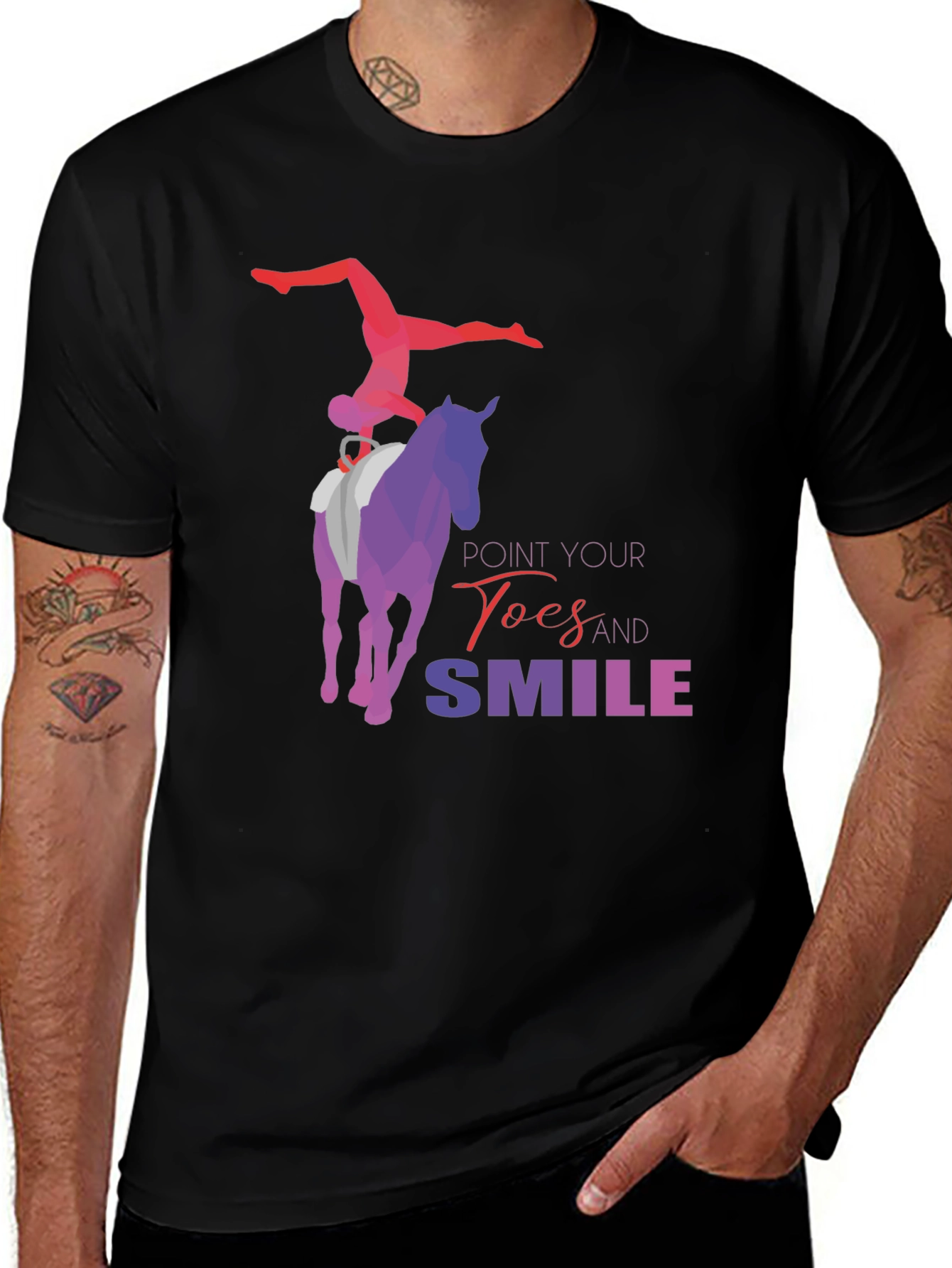 Equestrian Vaulting Graphic T-Shirt