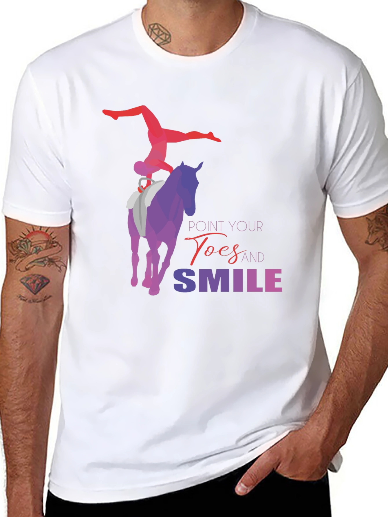 Equestrian Vaulting Graphic T-Shirt
